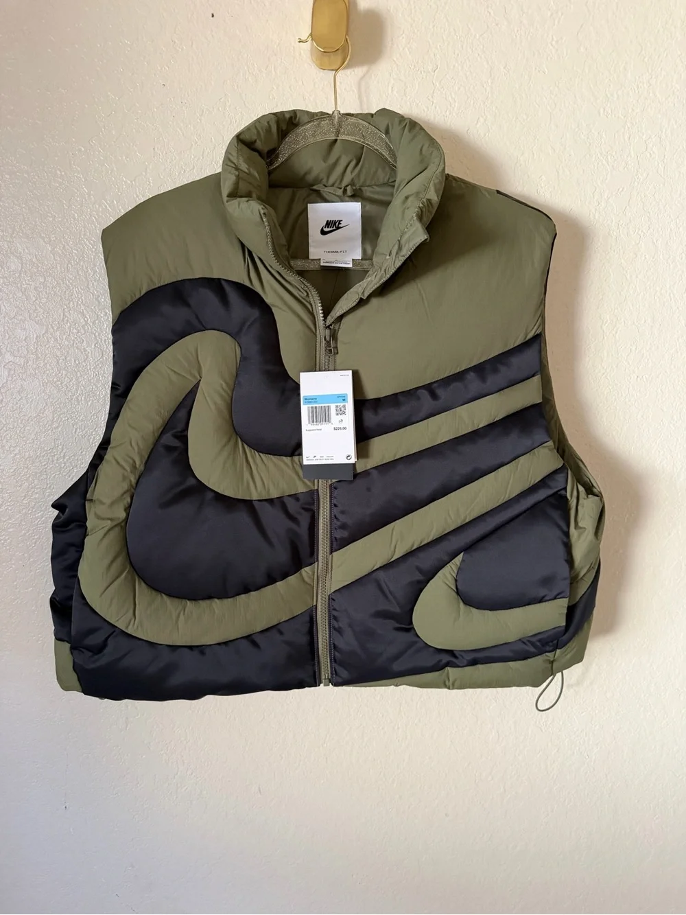 New Nike Sportswear Swoosh Series Oversized Down Vest size M